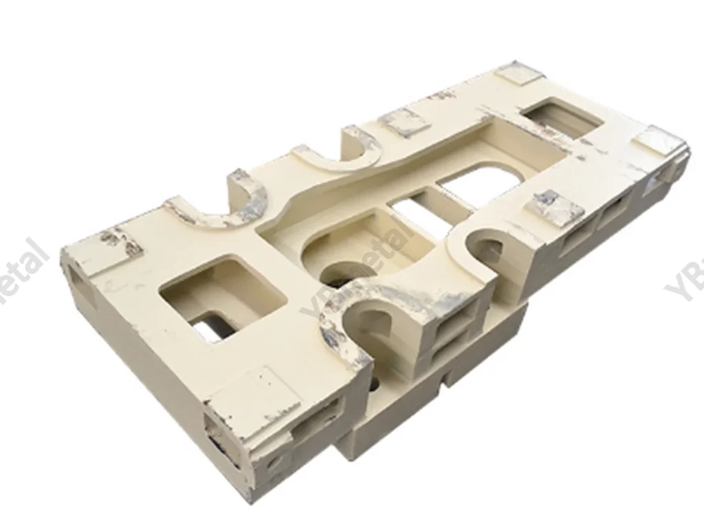 machine tool bed casting CNC equipment base precision machining stability