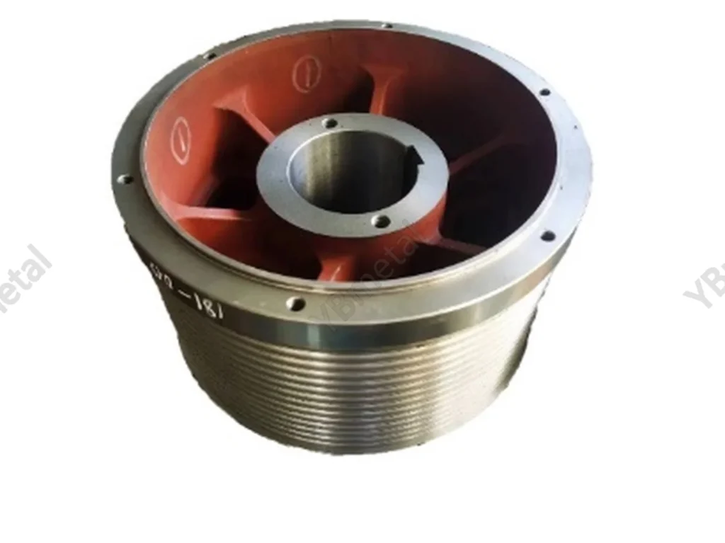 Traction sheave casting QT600-3 ductile iron 370kg