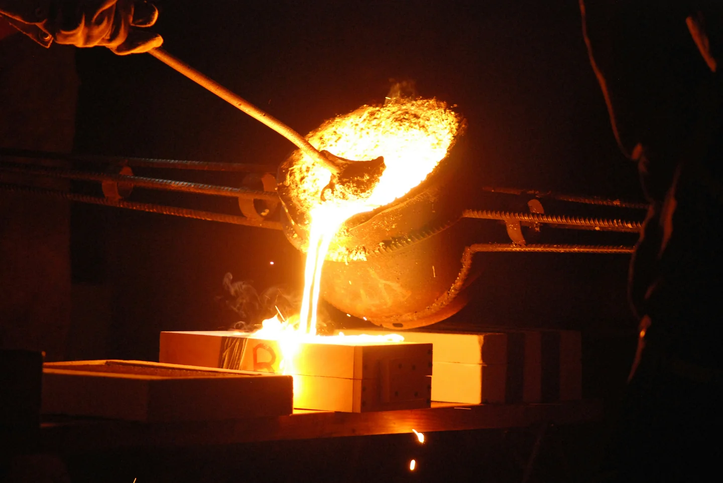Iron casting foundry banner – ductile iron and gray iron casting manufacturer.